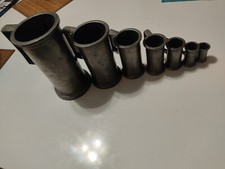 7 Mesures En Étain Anciennes