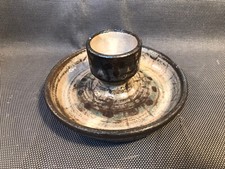 Ancien bougeoir en céramique