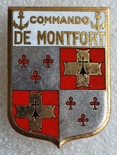 Insigne Commando DE MONTFORT - Époque Indochine  - MARINE 
