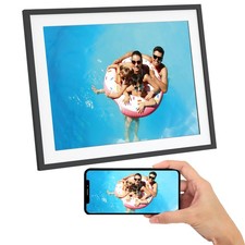 AgfaPhoto Cadre Photo Numérique Realiview avec Wifi, Mémoire 32Go - Ecran tactil