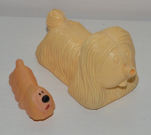 Ancien jouet flacon bain - flacon,