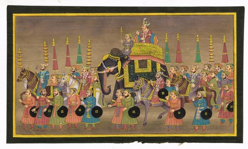 Indien peinture miniature - peinture, de