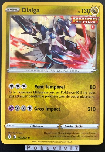 Carte pokemon dialga - carte,