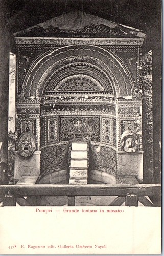 Italie pompei carte - italie,