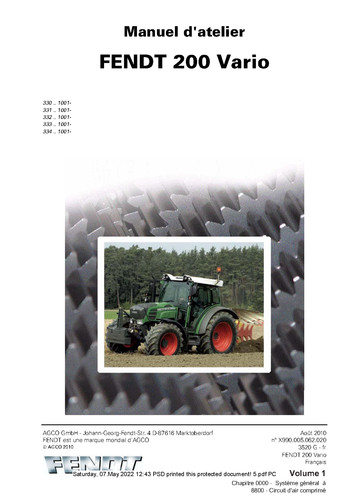 Fendt 200 207 208 - , 210