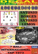 DECAL ALPINE RENAULT A 110