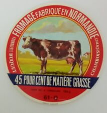 Vieille étiquette de Camembert, BUQUET