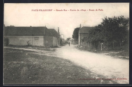 Cpa faux villecerf grande - faux-villecerf,,
