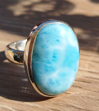 8g TOP Bague en Larimar sur