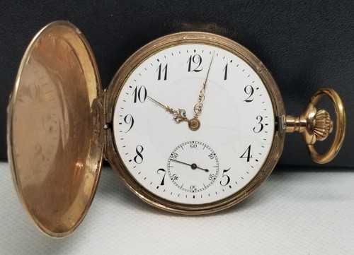 J0061 ancre pocket watch - 7k,