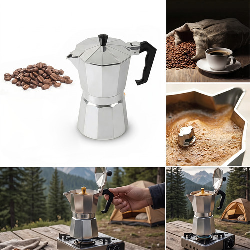 Aluminum moka pot - moka,