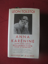++"538.16"    LA PLEIADE LEON TOLSTOÏ ANNA KARENINE RESURRECTION 1965