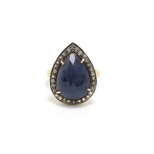 Bague Solitaire En Argent