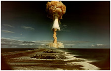 Cea explosion nucléaire -  explosion,