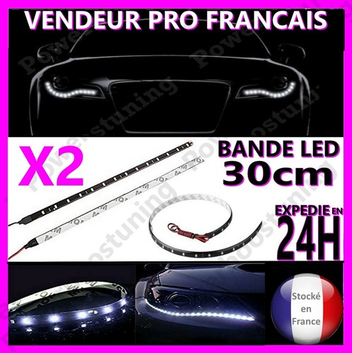 Bande led blanche phare - blanche,