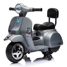 Moto Scooter Électrique Pour Enfants Piaggio Mini Vespa Small PX 6V Gris