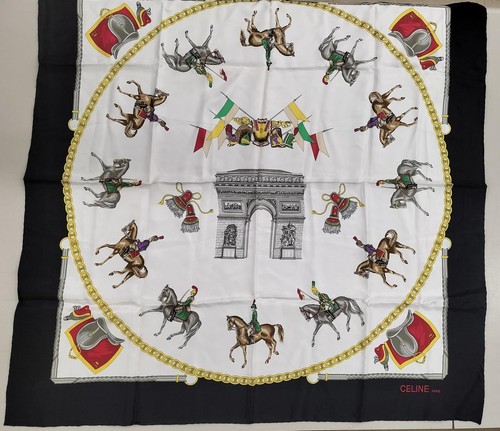 Foulard celine avec imprimé - foulard,
