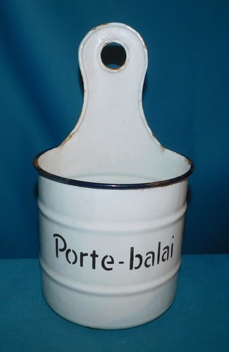 Ancien bac porte balai mural - ancien,