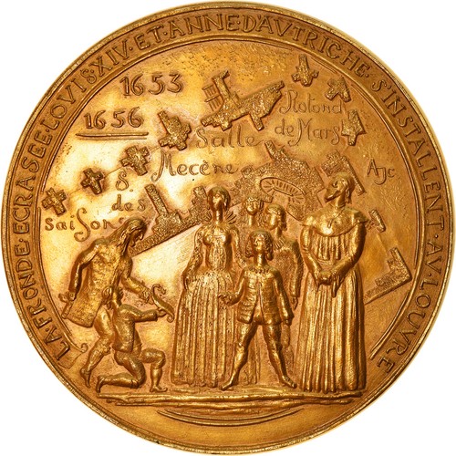 France médaille louis xiv - médaille,,