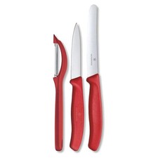 SET 3 COUTEAUX VICTORINOX OFFICE SWISS CLASSIC ROUGE COLLECTION MILITAIRE SURVIE