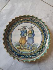 Grand plat HENRIOT QUIMPER ancien ceramique
