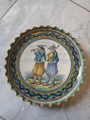 Grand plat henriot quimper - grand,