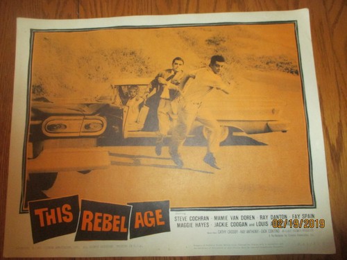1961 this rebel age sheet - rebel,