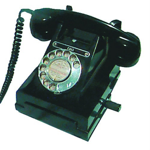 1937 dial magneto phone with - magneto,