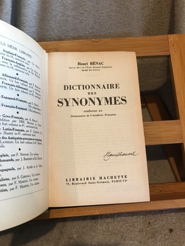 Henri bénac dictionnaire des - dictionnaire,