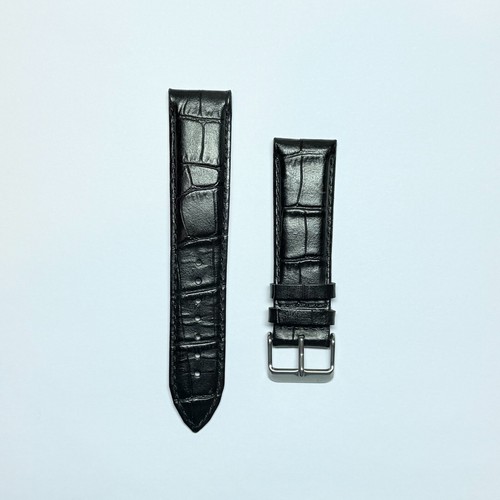 Bracelet montre cuir - bracelet, noir