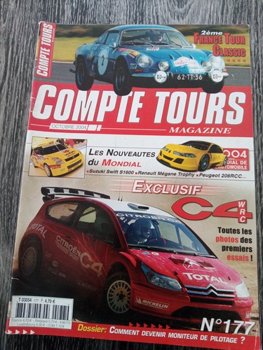 Compte tours 177 wrc - compte,