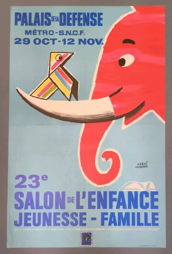 Affiche hervé morvan salon - morvan, de