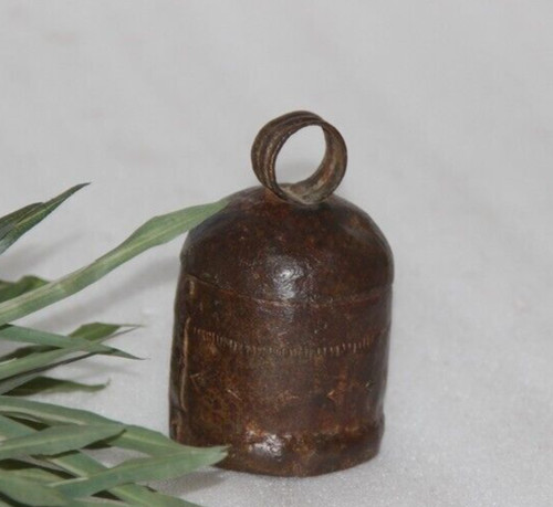 Cloche vache fer antique - vache, en