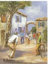 Plaque métal  boules