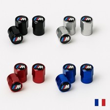 Lot de 4 bouchons en métal Bmw pour valve de pneu