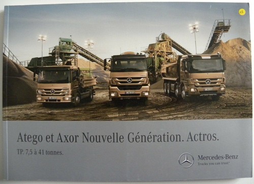 Brochure camion mercedes benz - brochure, mercedes-benz
