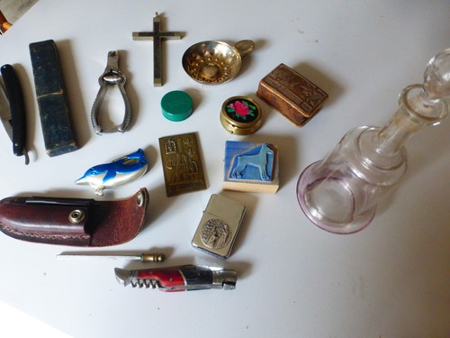 Lot objets anciens - lot, d'objets