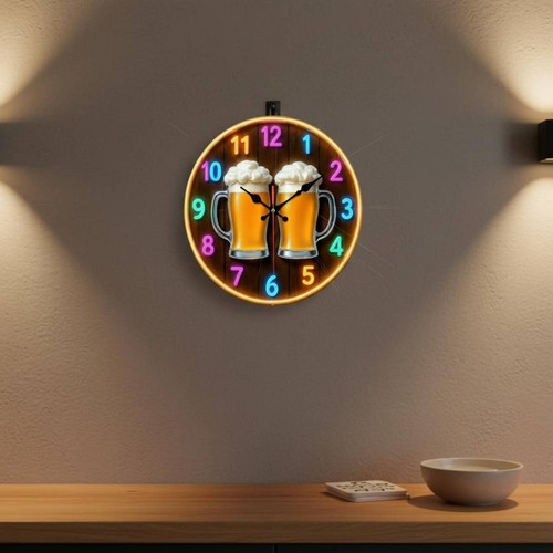 Horloge murale bière - horloge,
