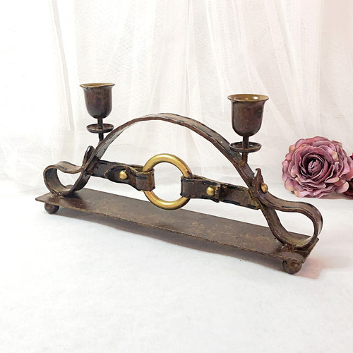 Bougeoir chandelier artisanal
