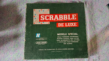 Scrabble De Luxe 1972 Vintage