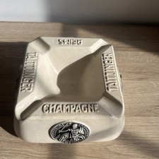 cendrier publicitaire ancien CHAMPAGNE TATTINGER - CENDRIER XL - 16 Cm x 16 Cm