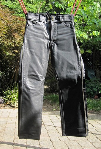 Langlitz leathers custom black - leathers,