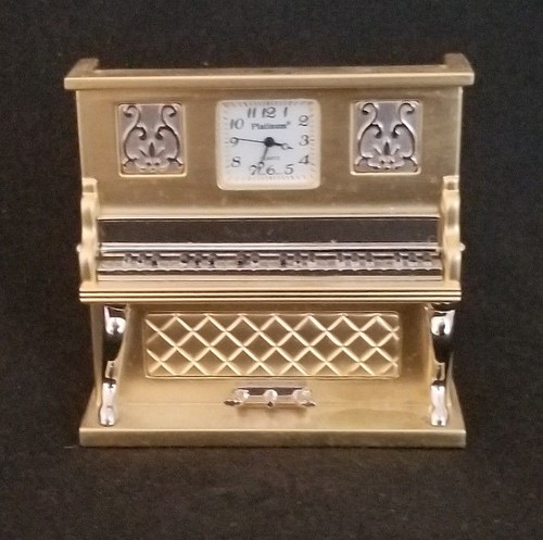 Miniature gold spinet - gold, piano
