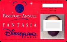 Disney - Passeport annuel Fantasia - Disneyland Paris (rare)