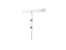 Kit de montage pour cimaise blanc 1.5M fixer cadre tableau CROCHET X