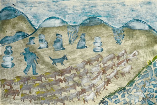 Art brut ange boaretto grand - art,