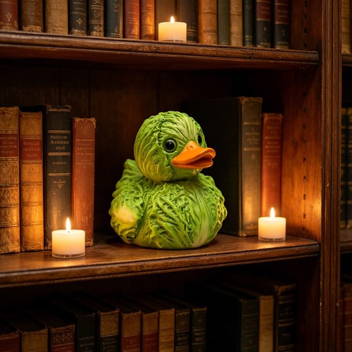 Figurine canard résine - figurine,