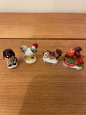 Lot de fèves collection - Chats Persans - Tarins Rouges - Coq Sussex -