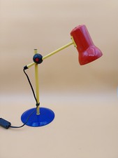 Lampe Mathias design Memphis vintage métal multicolore style Ettore Sottsass