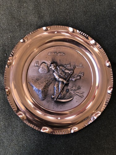 Assiette décorative cuivre - en,
